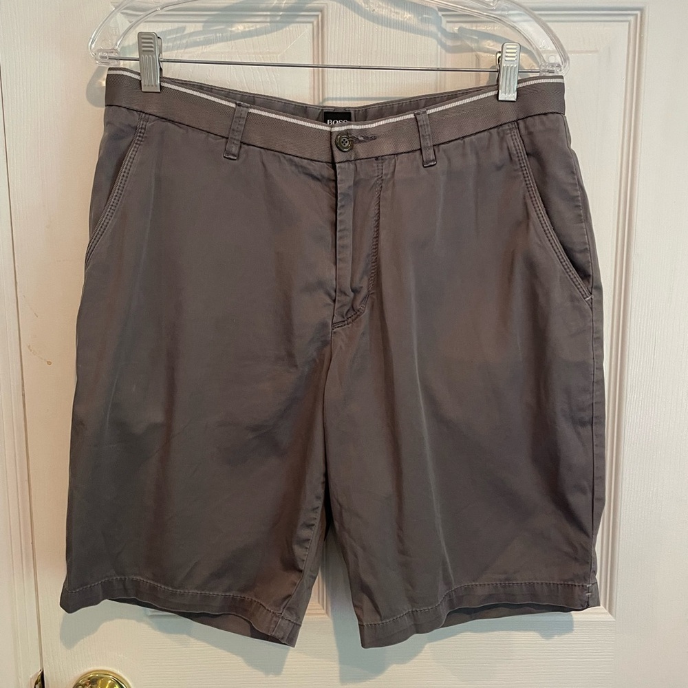Hugo Boss Shorts Gray Size 32R